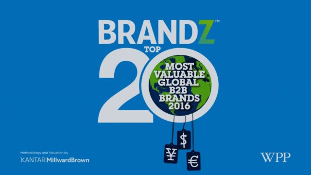BrandZ Top 20 Most Valuable Global B2B Brands 2016- Countdown